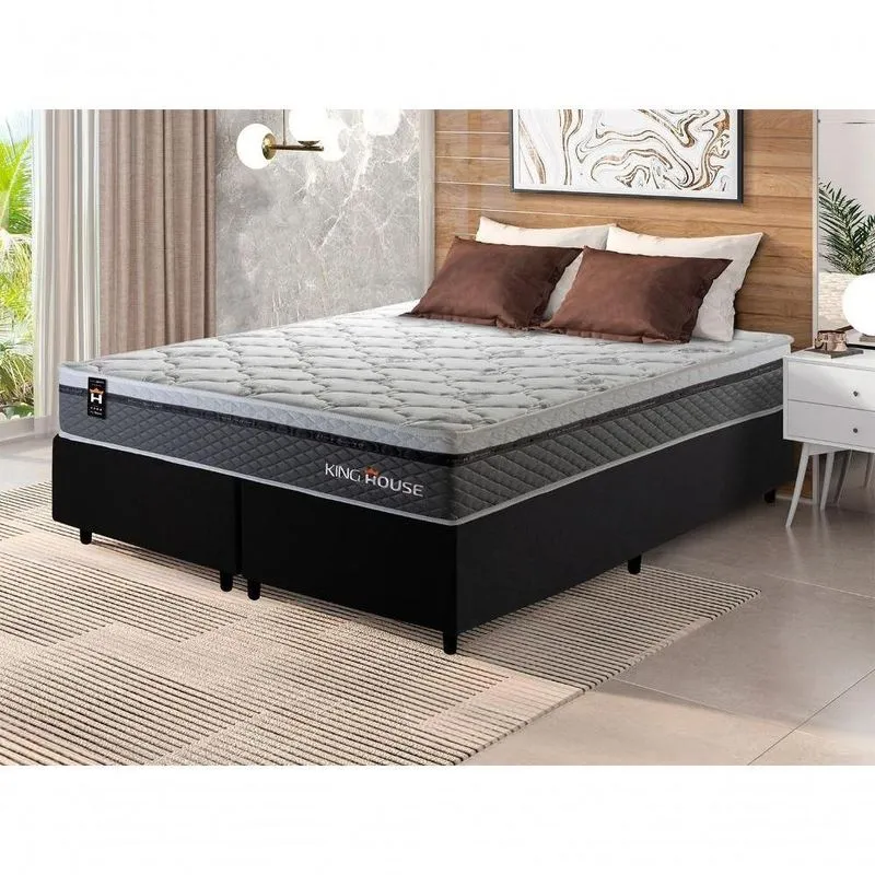Cama Box Benton Molas Ensacadas Queen 158x198 King House