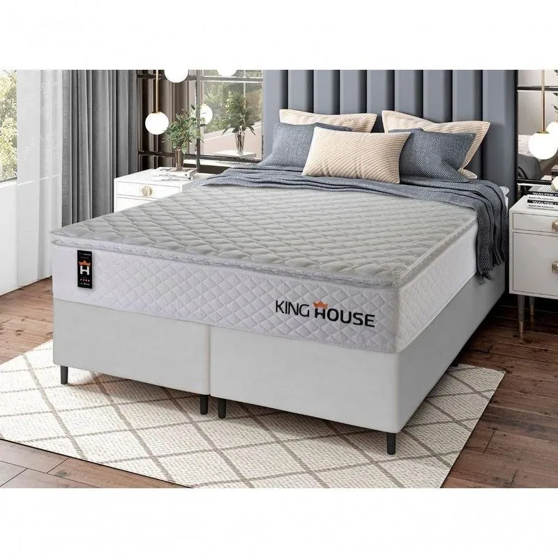 Cama Box New Moon Molas Ensacadas Queen 158x198 King House