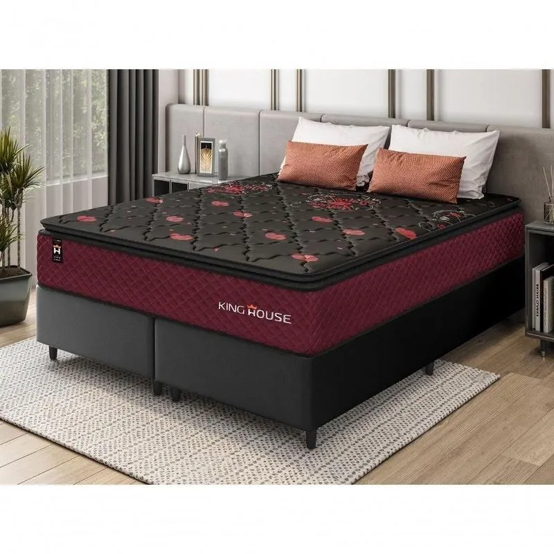 Cama Box Toronto Molas Ensacadas Queen 158x198 King House