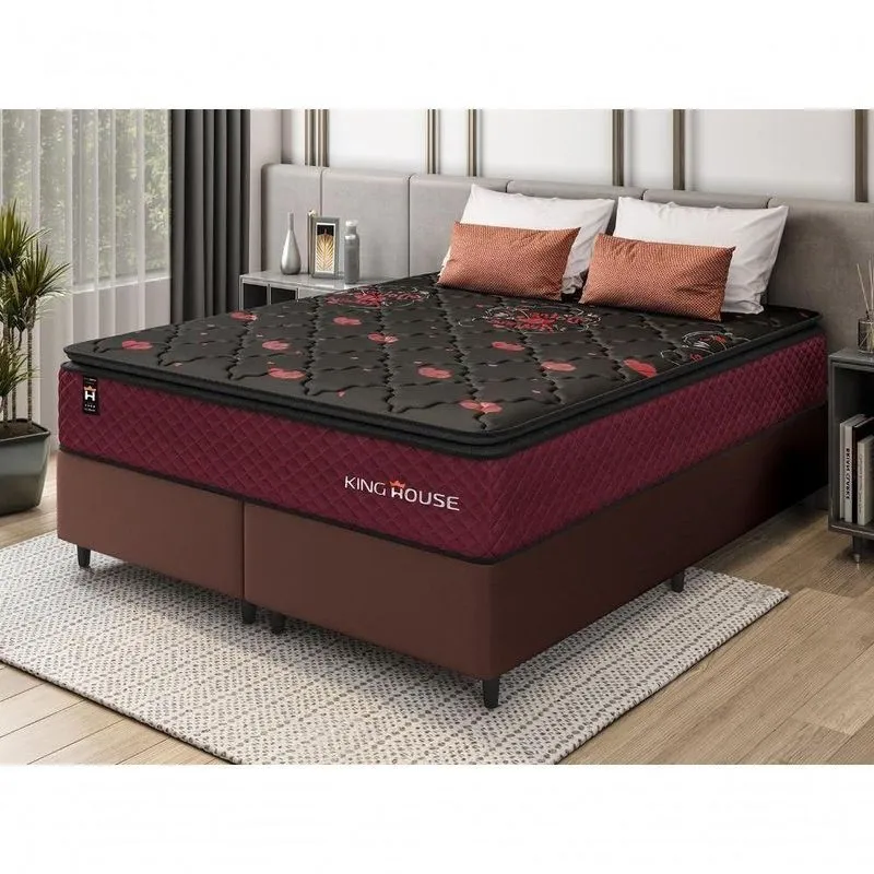 Cama Box Toronto Molas Ensacadas Queen 158x198 King House