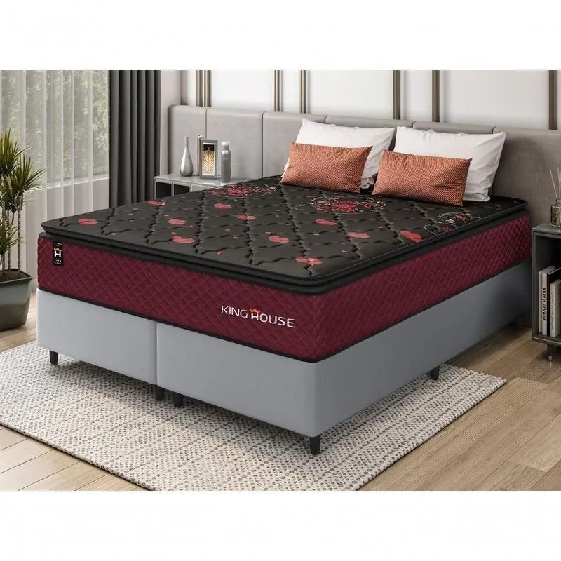 Cama Box Toronto Molas Ensacadas Queen 158x198 King House