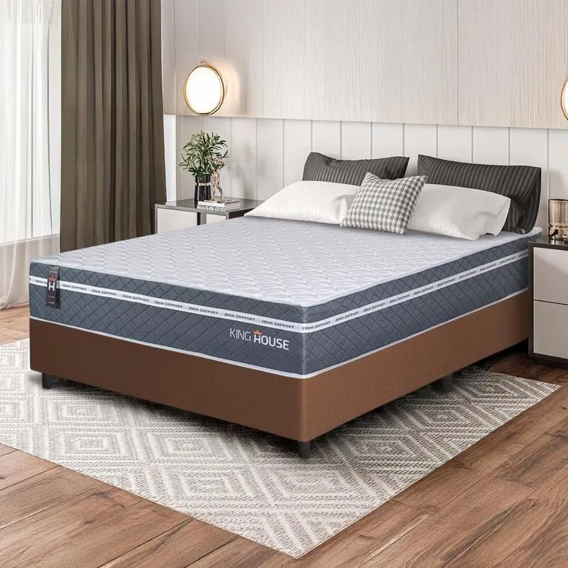Cama Box Cairo Molas Ensacadas Casal 138x188 King House