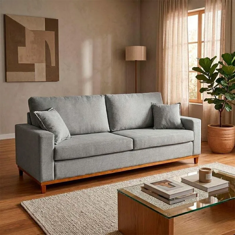 Sofá Marau 2 Lugares 150cm Cinza King House