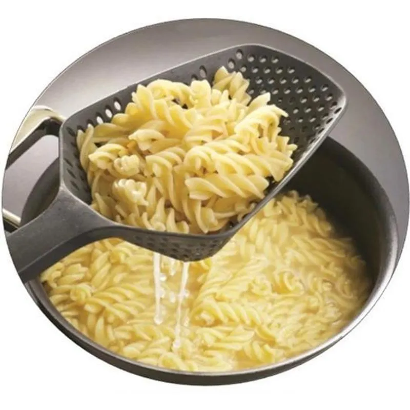 Colher Escorredora Peneira Nylon Alimentos Cozinha Q7291