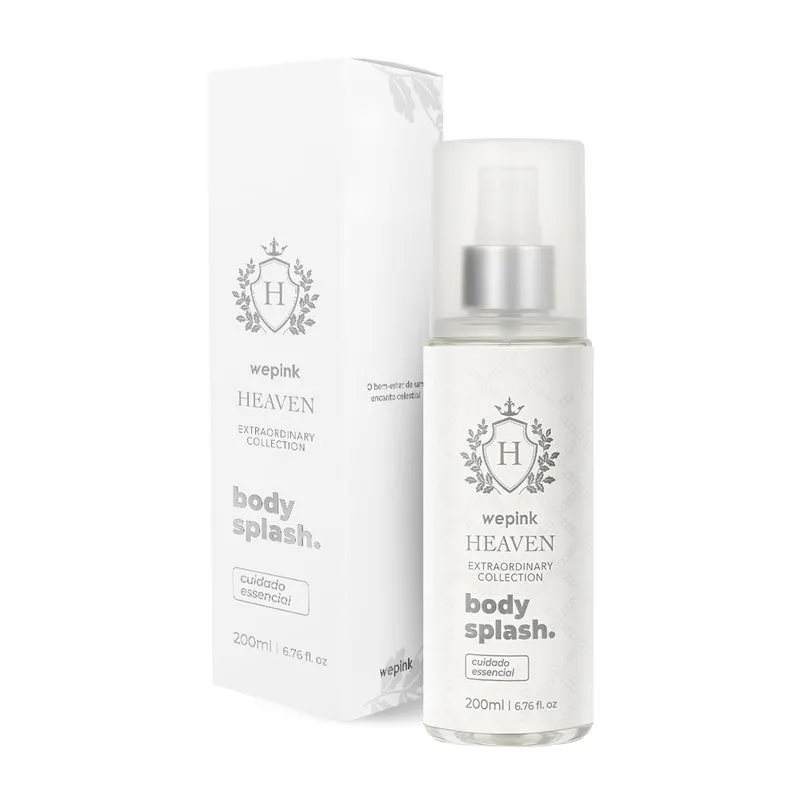 Body Splash Heaven Desodorante Colônia 200ml - Wepink