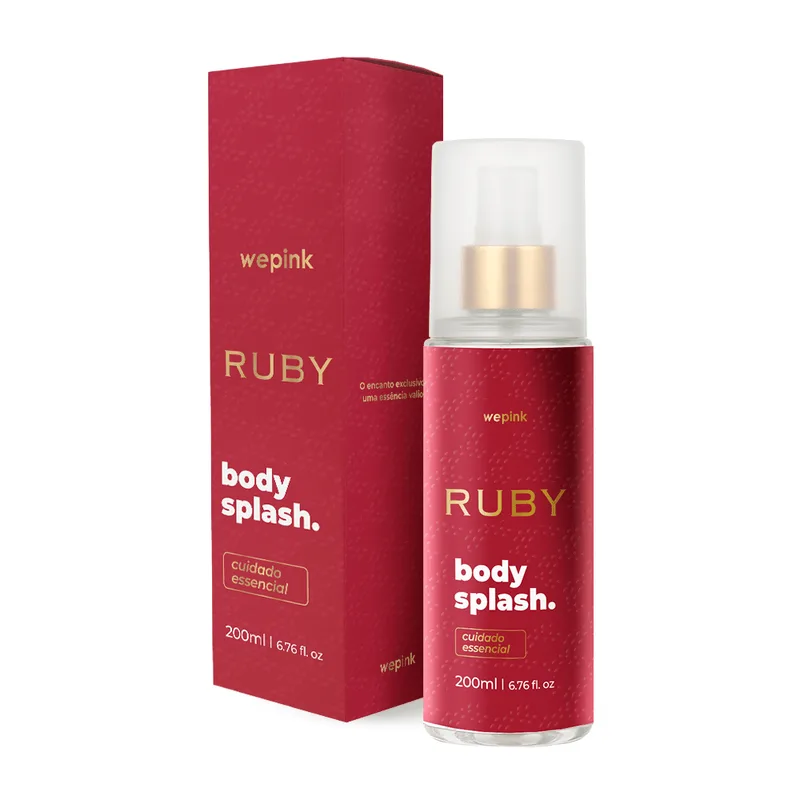 Body Splash Ruby Desodorante Colônia 200ml - Wepink