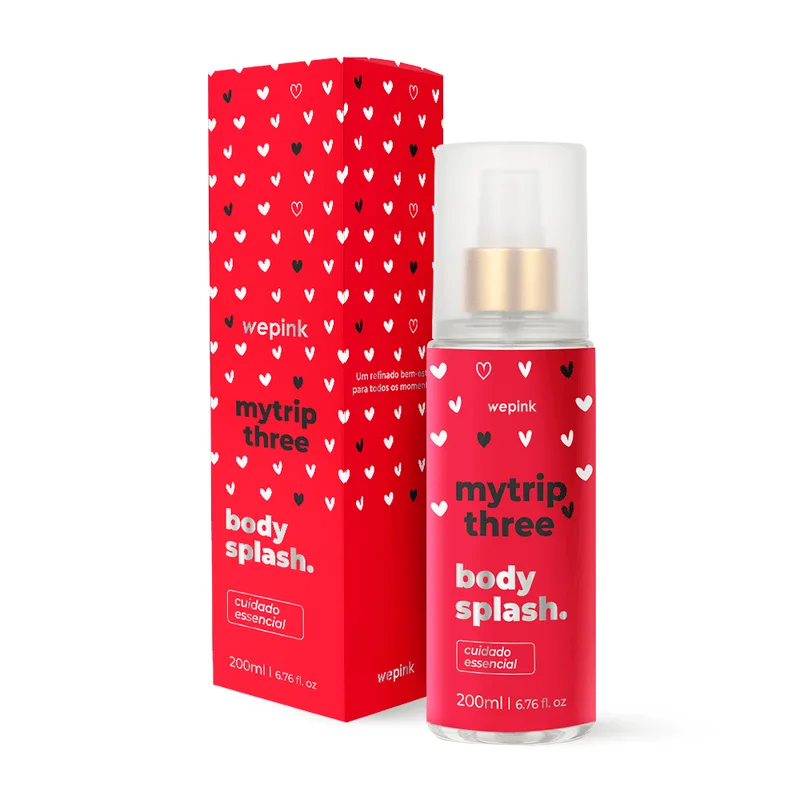 Body Splash My Trip Three Desodorante Colônia 200ml - Wepink