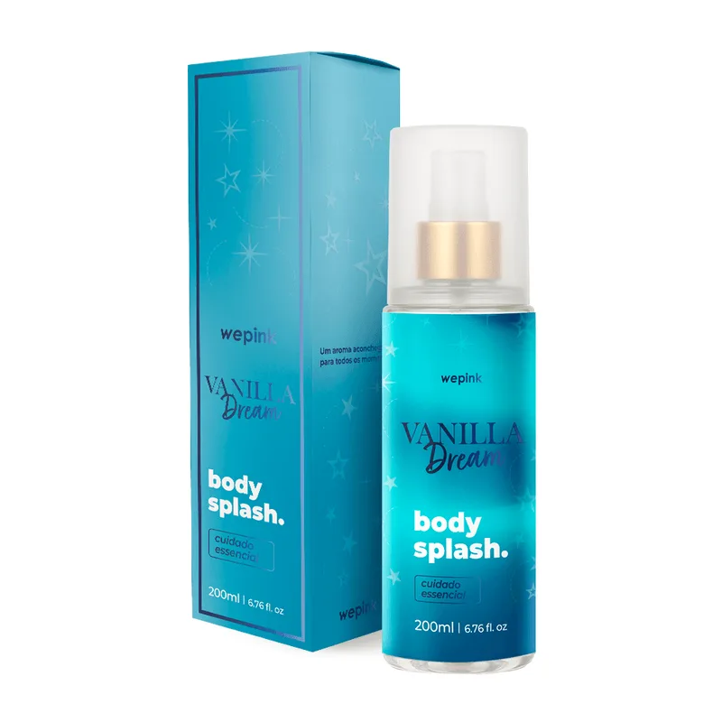 Body Splash Vanilla Dream Desodorante Colônia 200ml - Wepink