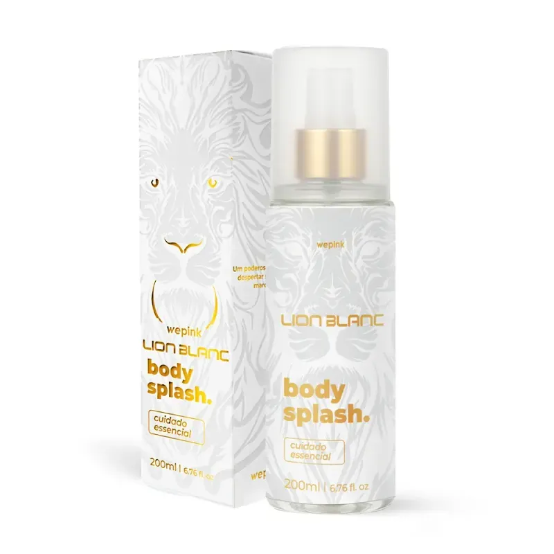 Body Splash Lion Blanc Desodorante Colônia 200ml - Wepink