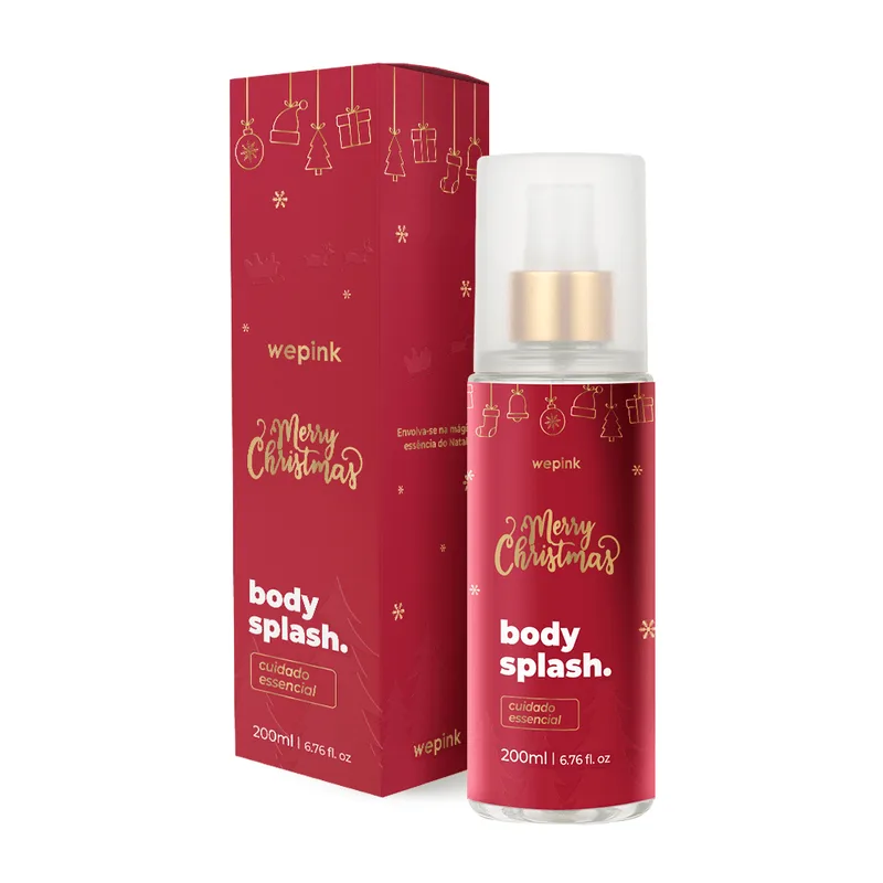 Body Splash Merry Christmas Desodorante Colônia 200ml – Wepink