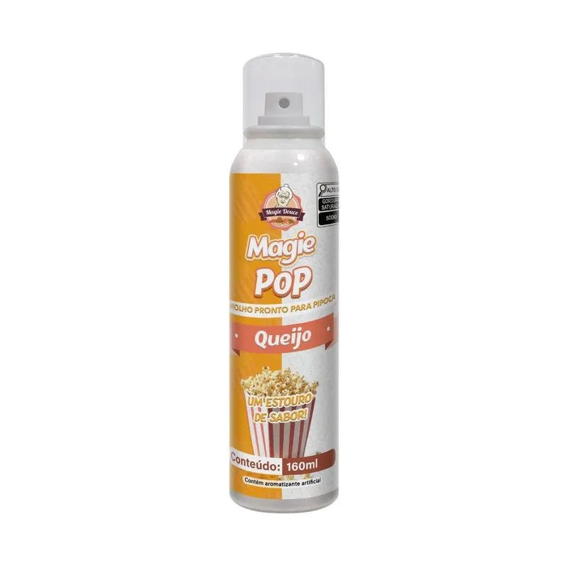 Molho Pronto Para Pipoca Sabor Queijo 160ml - Magie Pop