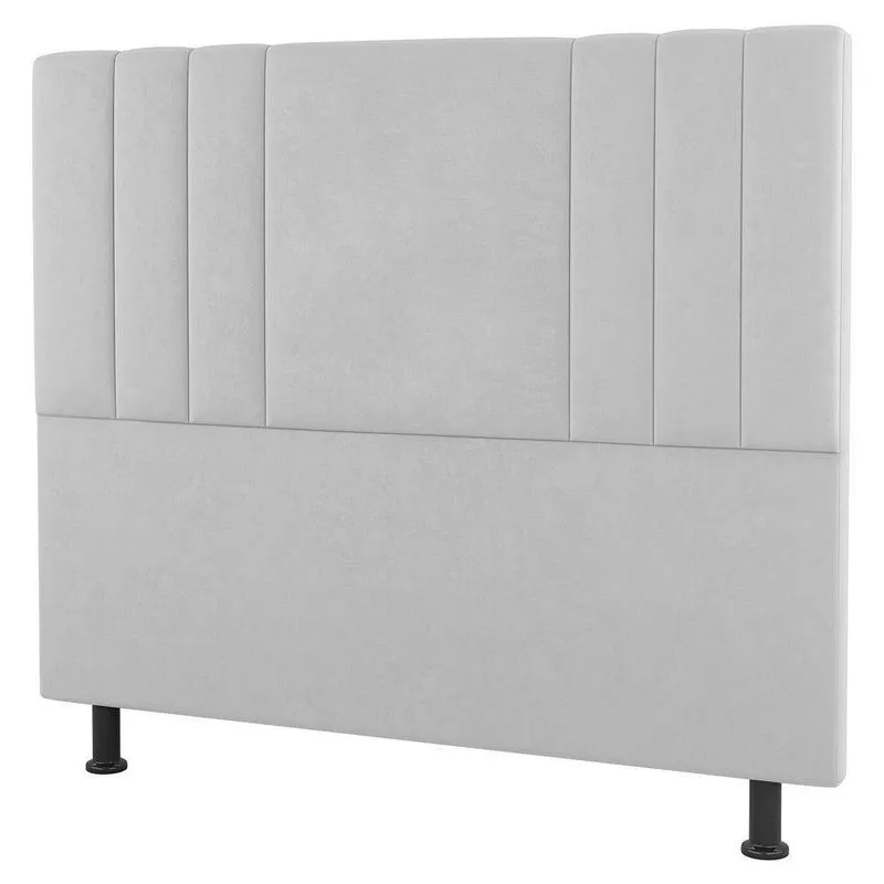 Cabeceira Cama Box Casal King 195Cm Sintético Branco