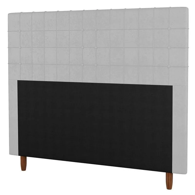 Cabeceira Cama Box Casal Queen Size 160Cm Sintético Branco