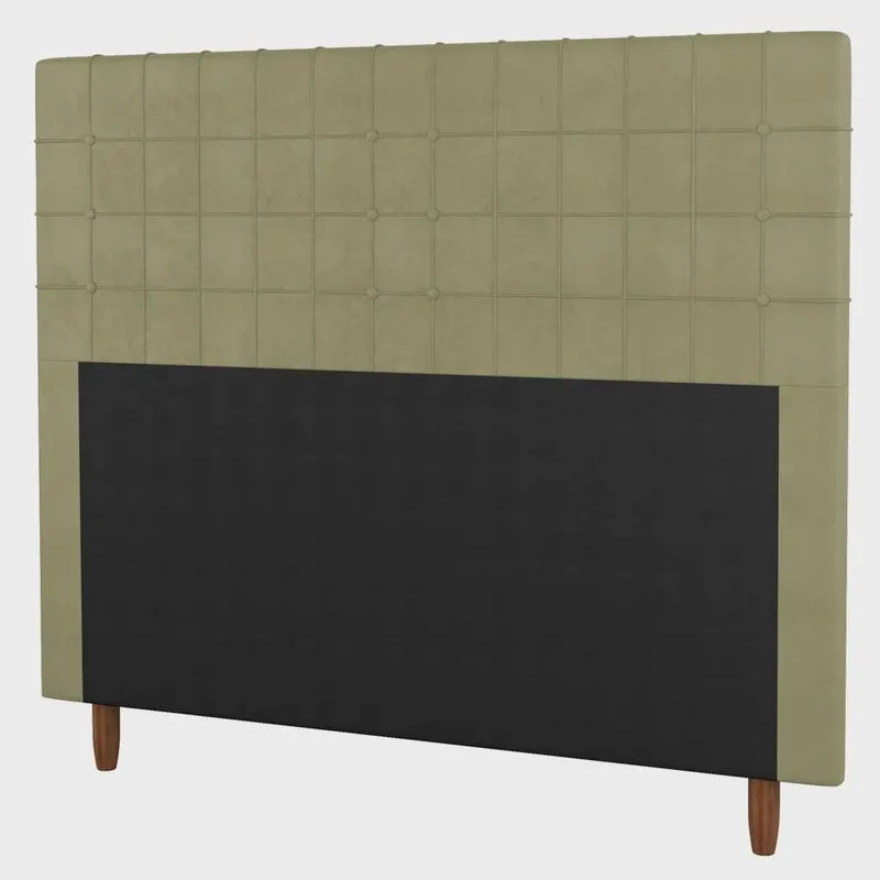 Cabeceira Cama Box Casal Queen Size Parisis 160cm Linho Bege - Desk Design