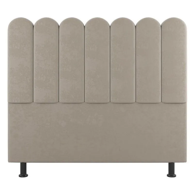 Cabeceira Cama Box Casal Queen Size Lana 160cm Linho Bege - Abmaza