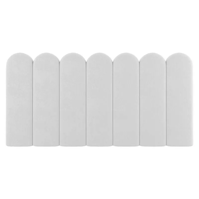 Painel Cabeceira Cama Box Solteiro Lana 100cm Sintético Branco - Abmaza