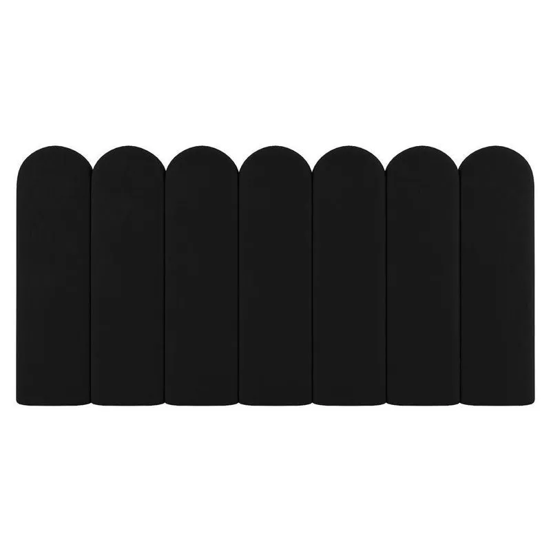 Painel Cabeceira Cama Box Solteiro Lana 100cm Suede Preto - Abmaza