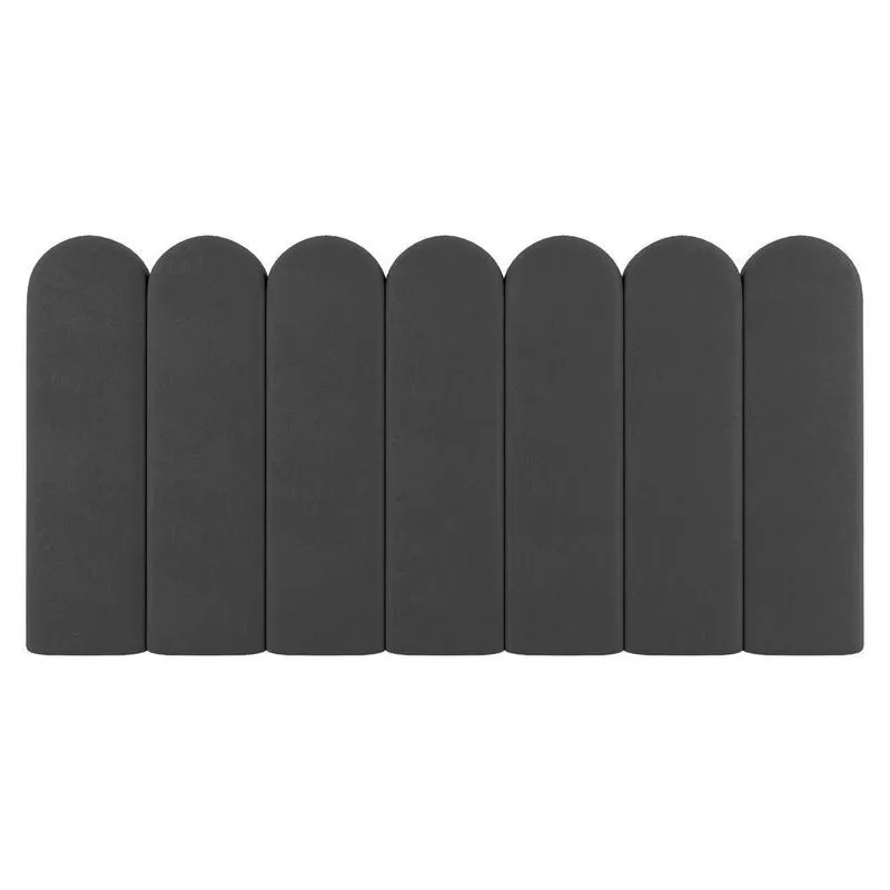 Painel Cabeceira Cama Box Solteiro Lana 100cm Linho Cinza - Abmaza