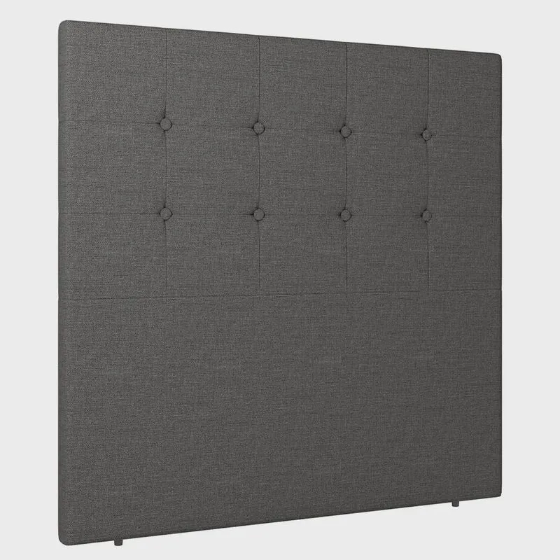 Cabeceira Cama Box Casal King Size Luana 193cm Linho Cinza - Desk Design
