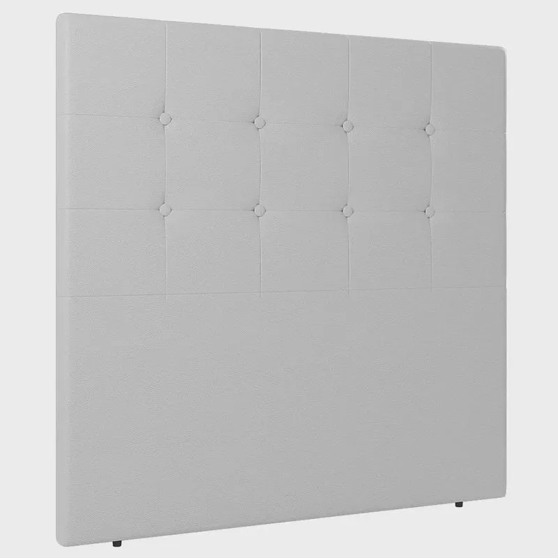 Cabeceira Cama Box Casal King Size Luana 193cm Sintético Branco - Desk Design