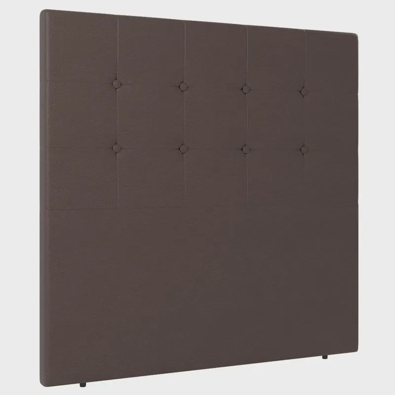 Cabeceira Cama Box Casal King Size Luana 193cm Sintético Marrom - Desk Design