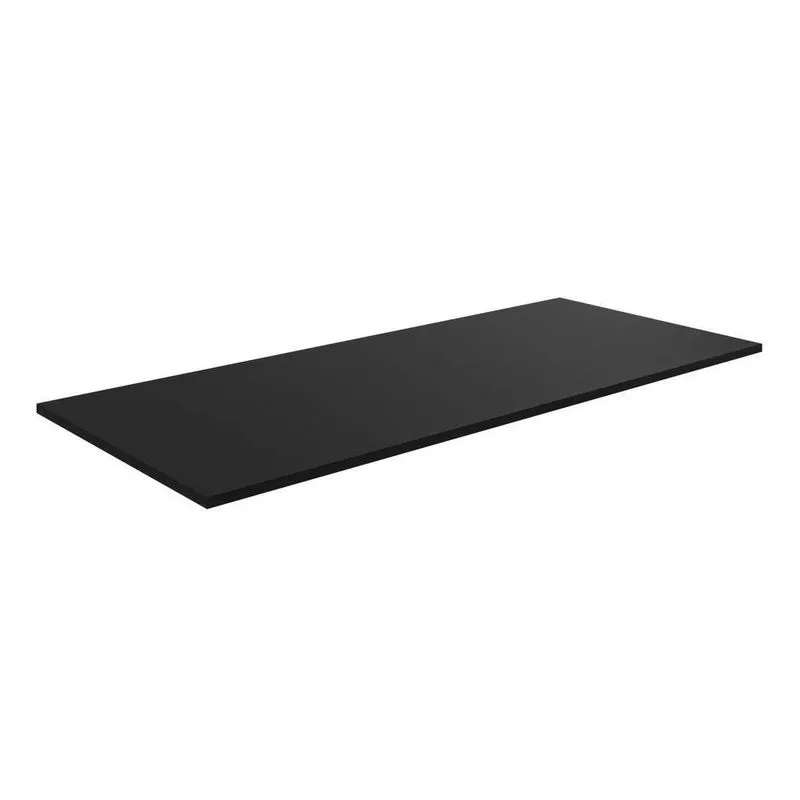 Tampo Balcão Gabinete De Cozinha 120cm 100% Mdf Preto - Desk Design