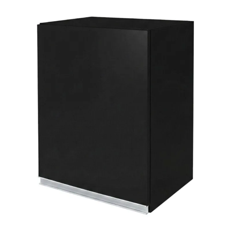Armário Aéreo Multiuso Lux 40CM 1 Porta MDF Giratória Preto Desk