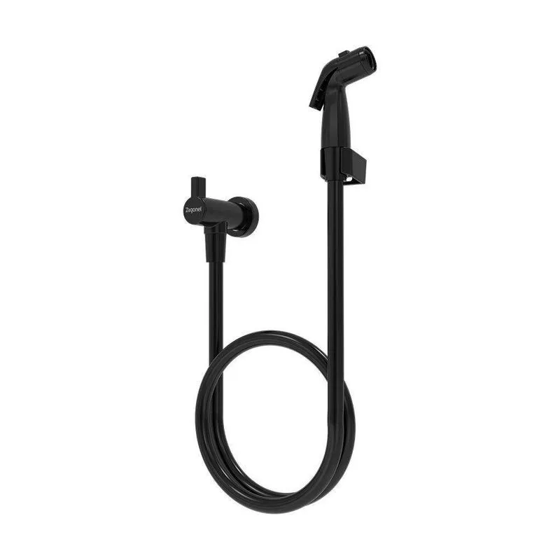 Ducha Higiênica Zagonel Plus Com Registro Black
