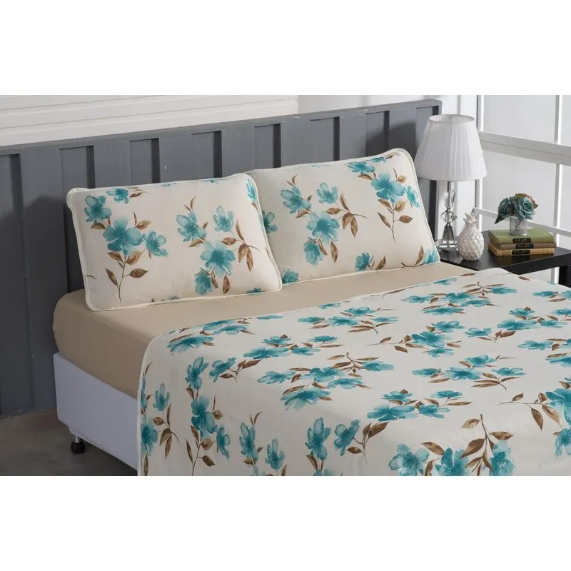 Jogo De Lençóis Queen Size 4 Peças Porto Fino 100% Algodão