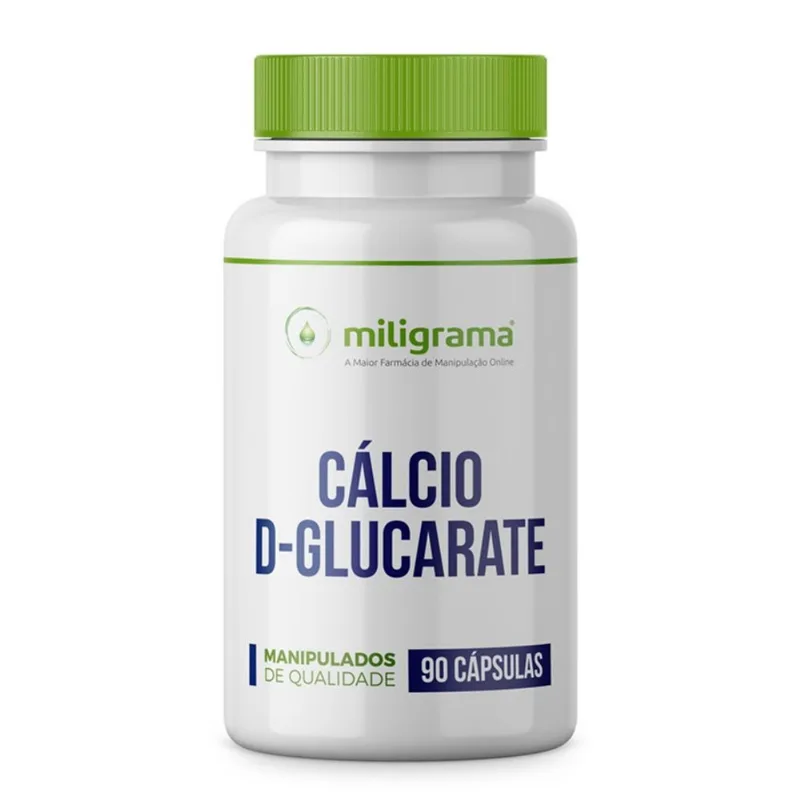 Cálcio D-Glucarate 250mg 90 cápsulas