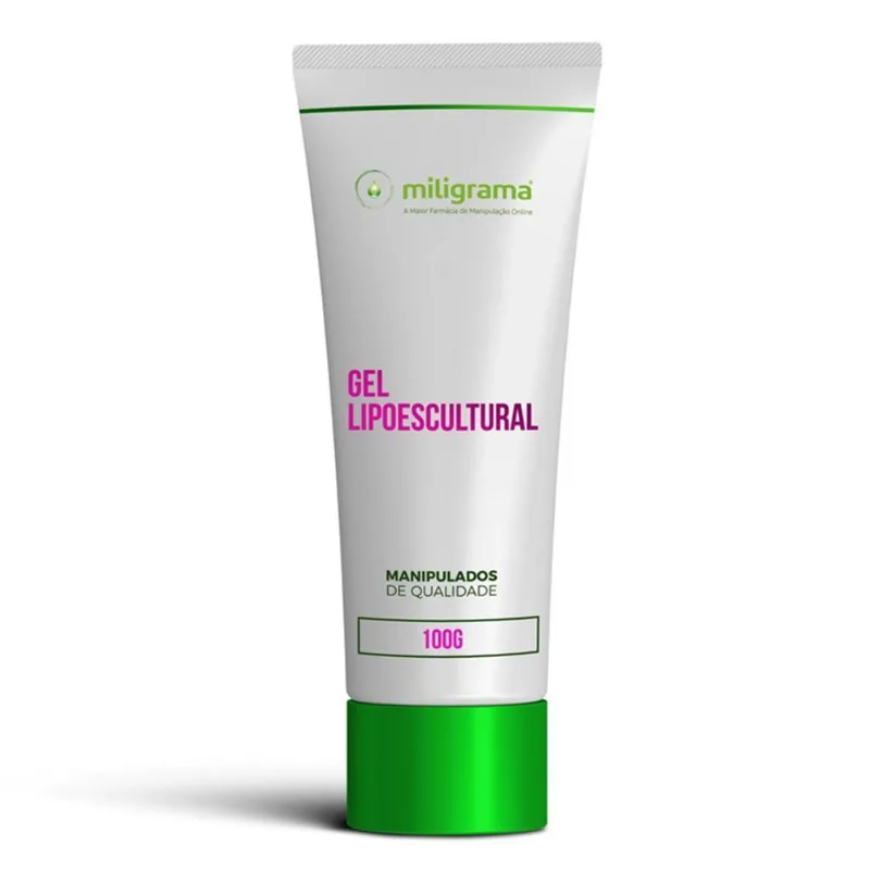 Gel Lipoescultural 100g Gel para Queima da Gordura Localizada e Celulite
