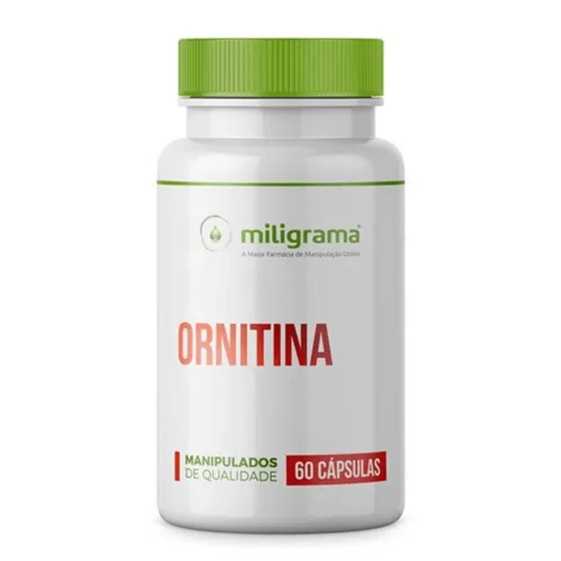 Ornitina 300mg 60 Cápsulas