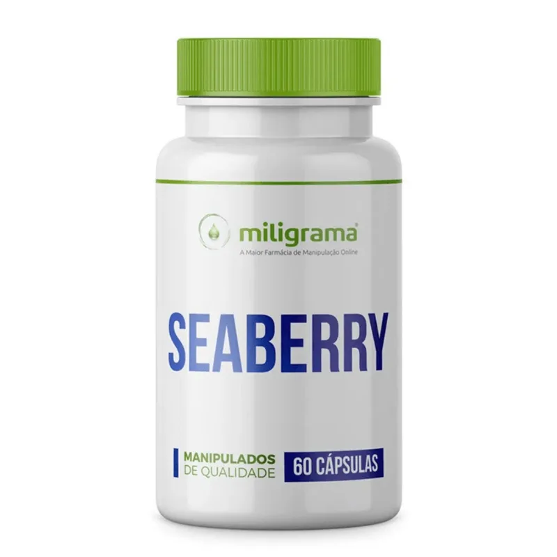 Seaberry 500mg 60 Cápsulas - Superfruta fonte de Ômega 7