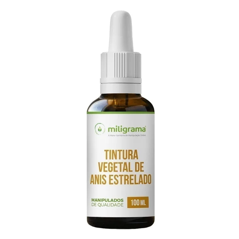 Tintura Vegetal de Anis Estrelado 100mL - Miligrama