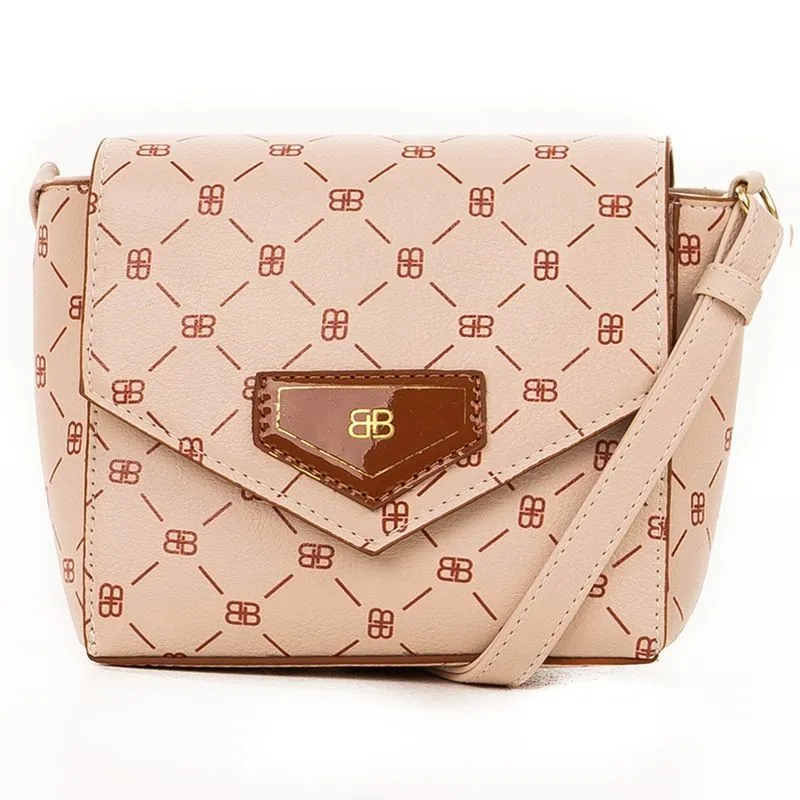 Bolsa Transversal Feminina Be Forever Rafitthy 33.13303 Bege