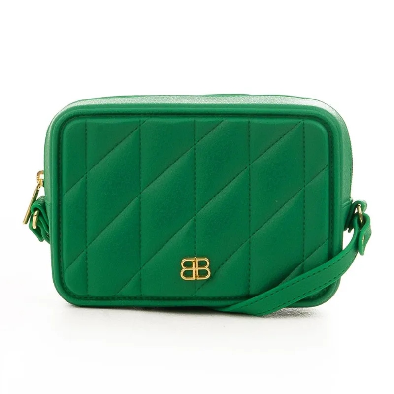 Bolsa Transversal Feminina Be Forever Glossy Rafitthy 13308 Verde