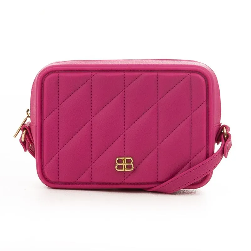 Bolsa Transversal Feminina Be Forever Glossy Rafitthy 13308 Pink