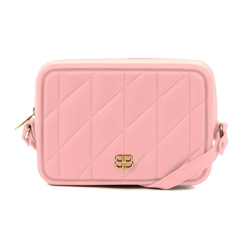 Bolsa Transversal Feminina Be Forever Glossy Rafitthy 13308 Rosa