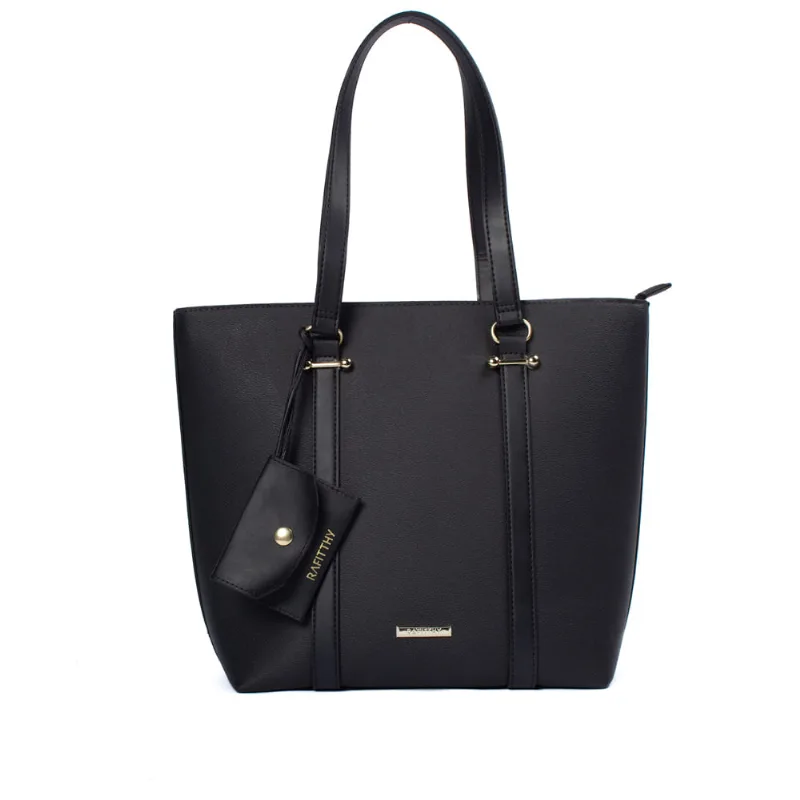 Bolsa Feminina Rafitthy Tiracolo Grande Preto - U