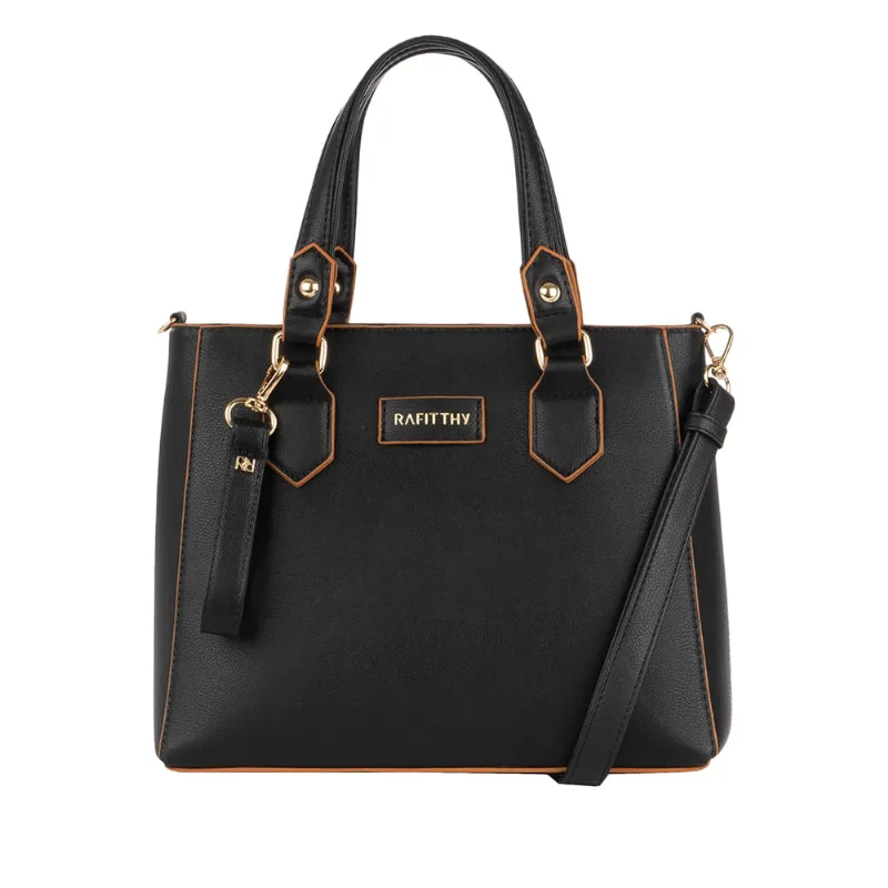 Bolsa Feminina Rafitthy Tote Média Preta - U