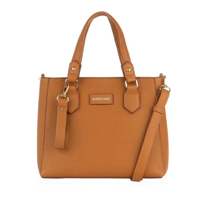 Bolsa Feminina Rafitthy Tote Média Caramelo - U