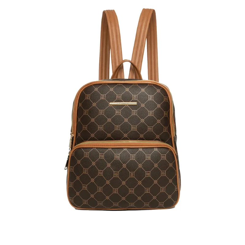 Mochila Feminina Rafitthy Pequena Café Caramelo - U