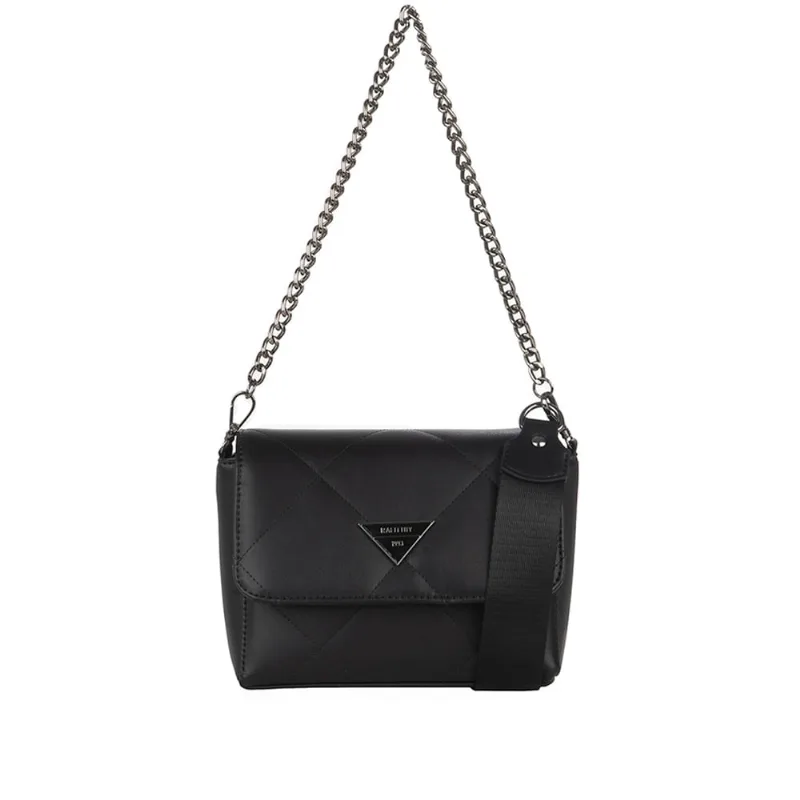 Bolsa Feminina Rafitthy Matelassê Duas Alças Preto - U