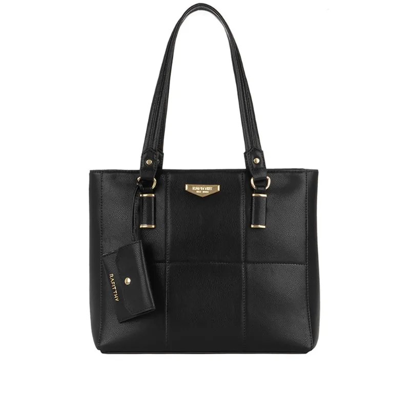 Bolsa Feminina Rafitthy Tote com Niqueleira Preto - U
