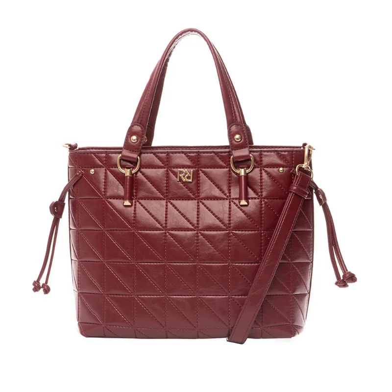 Bolsa Feminina Rafitthy Tote Média Vinho - U