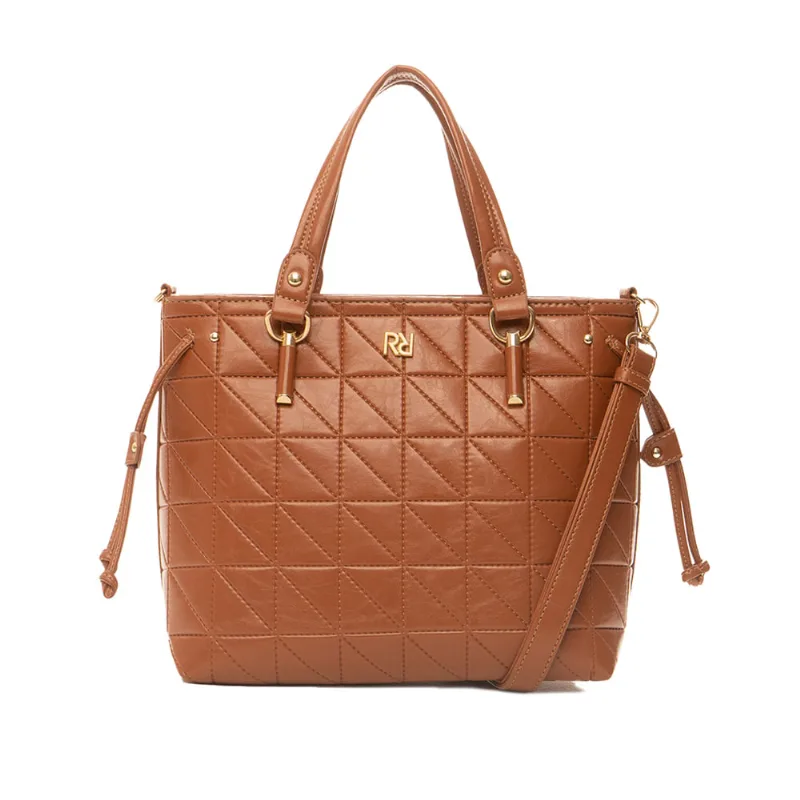 Bolsa Feminina Rafitthy Tote Média Caramelo - U