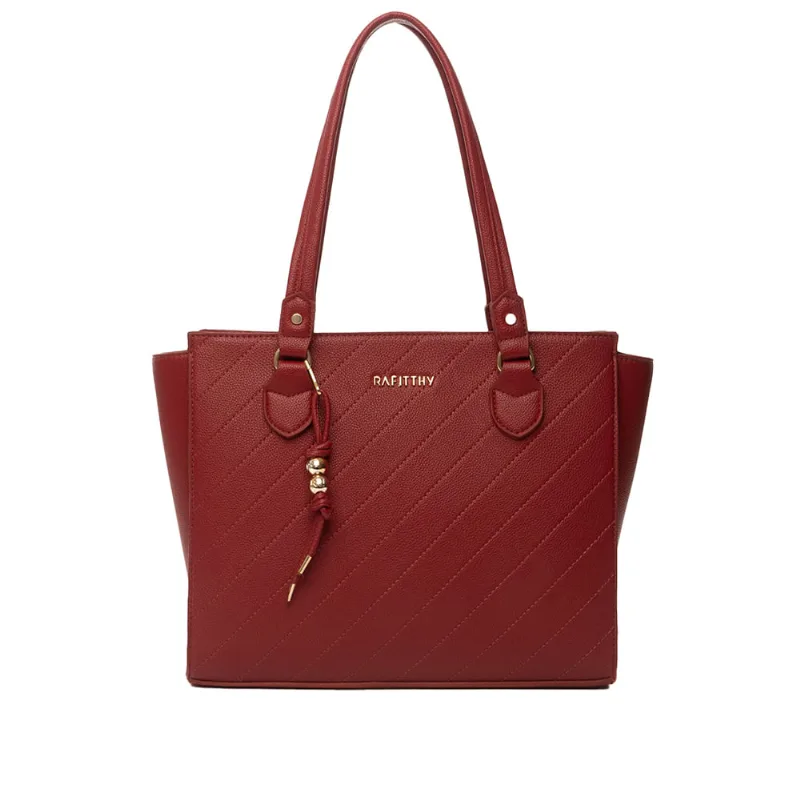 Bolsa Feminina Rafitthy Tote Média Vermelha - U