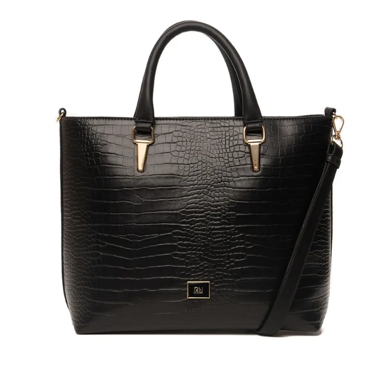 Bolsa Feminina Rafitthy Tote Grande Preta - U