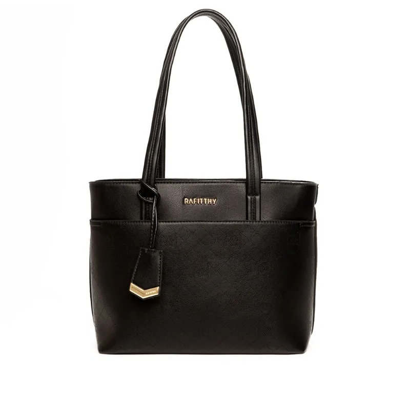 Bolsa Feminina Rafitthy Tote Média Preta - U