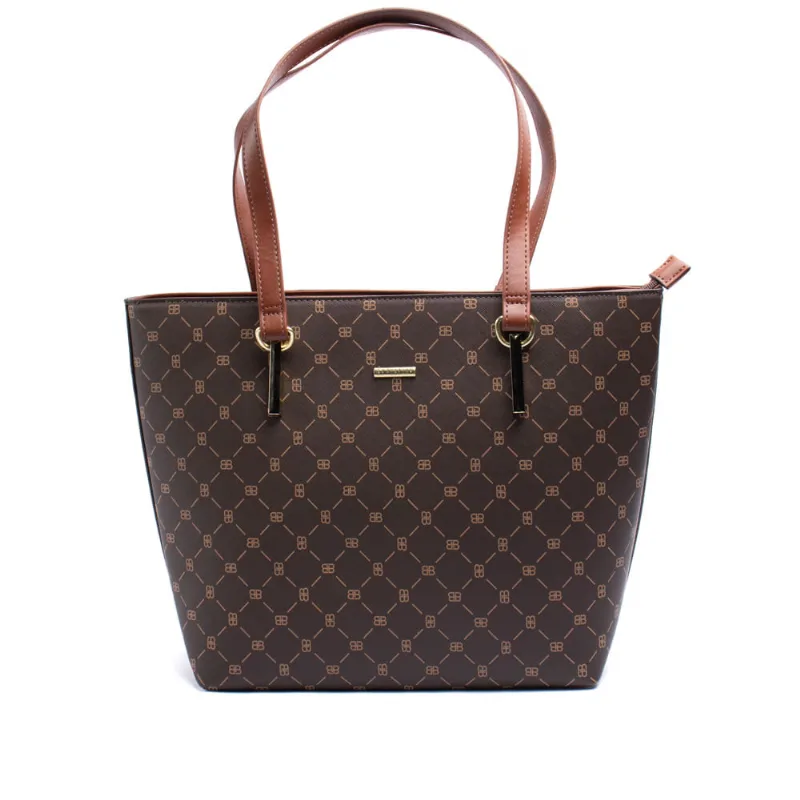 Bolsa Feminina Rafitthy Tote Grande Marrom - U